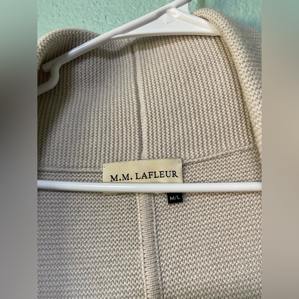 MM Lafleur Women's Cardigan in Cream - Picture 11 of 12